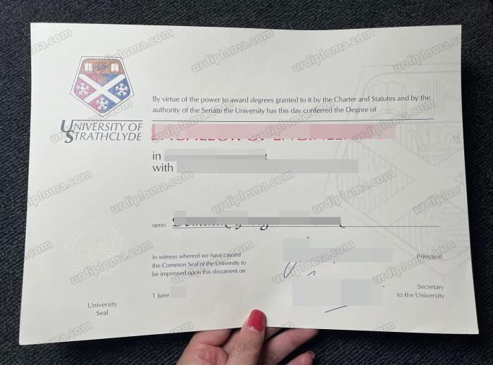 University of Strathclyde diploma