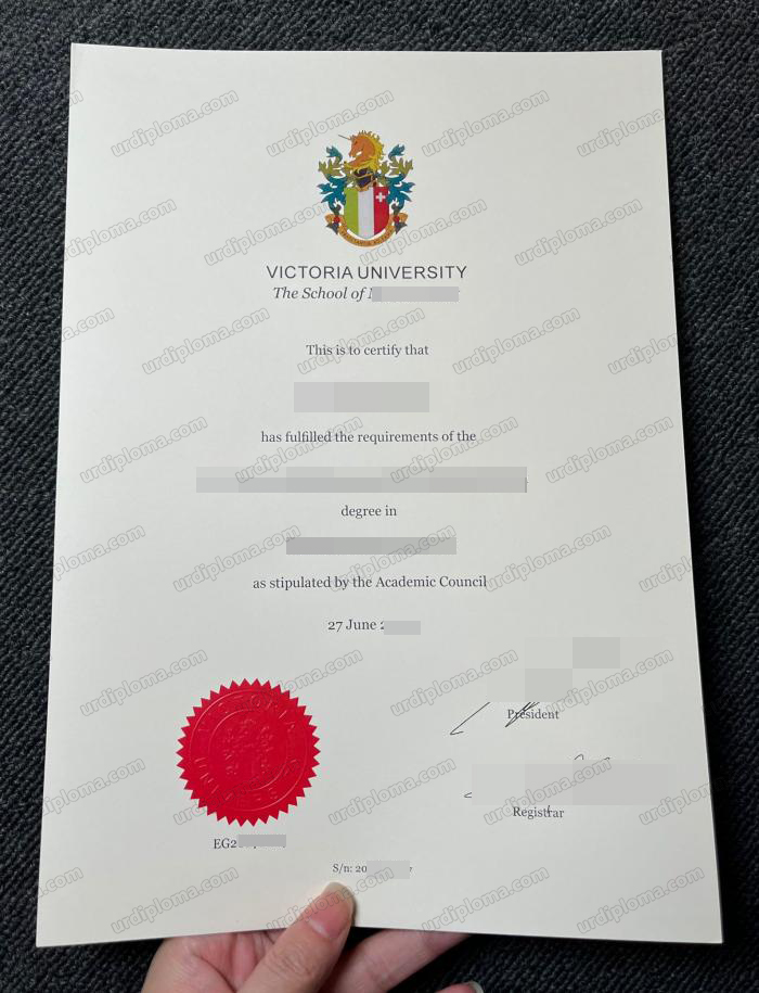 Victoria University diploma