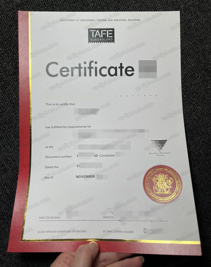 Queensland TAFE Certificate
