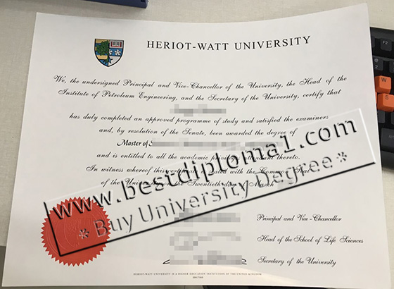 Heriot-Watt University premium degree