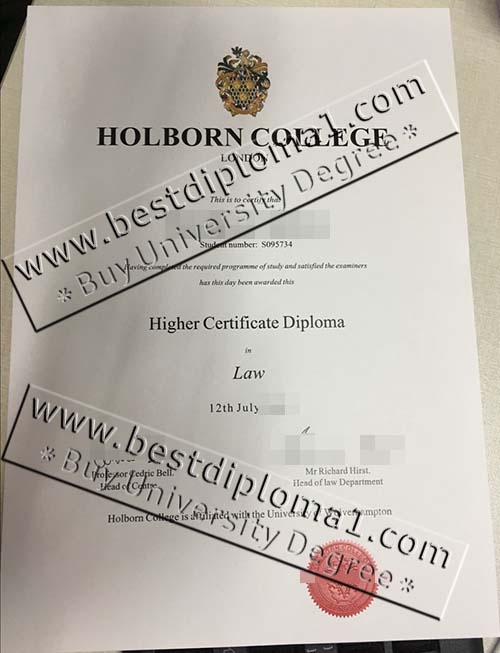 Holborn College premium degree