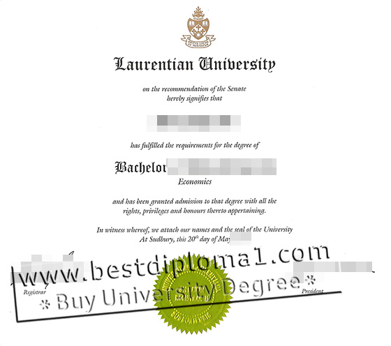 Laurentian University certificate