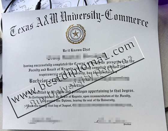 Texas A&M University- Commerce diploma