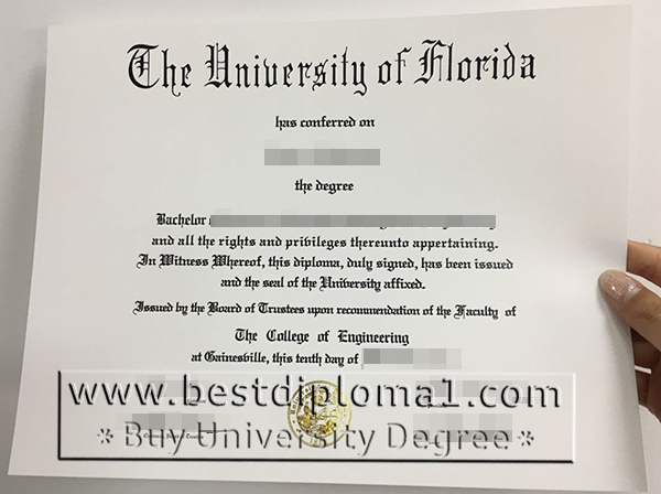 duplicate University of Florida diploma