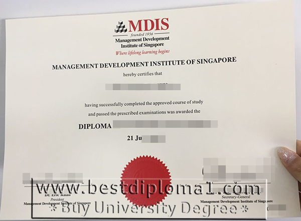 MDIS duplicate certificate