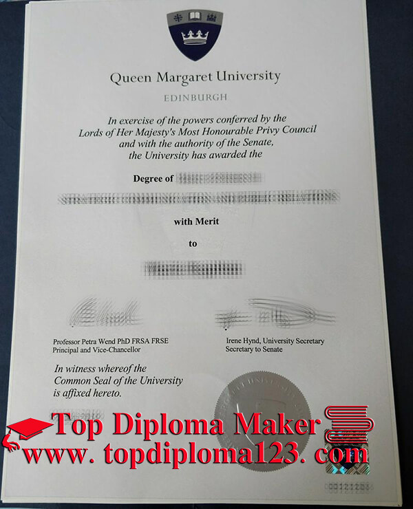  Queen Margaret University diploma