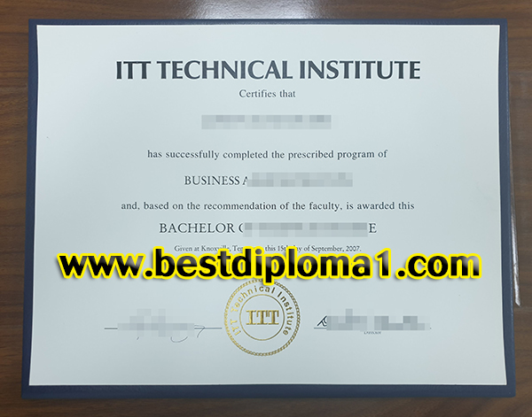 ITT Technical Institute diploma 