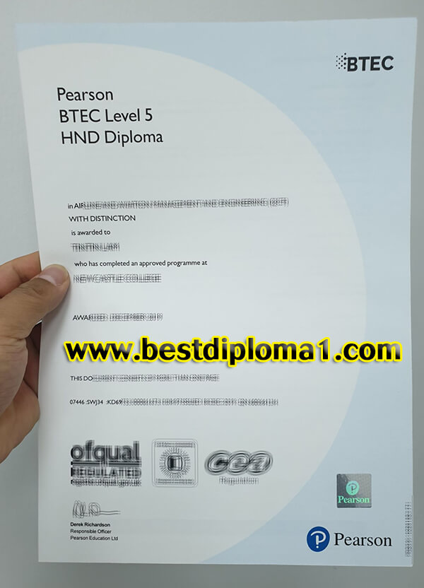 BTEC Level 5 HND  diploma
