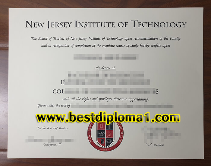 New Jersey Institute of Technology diploma