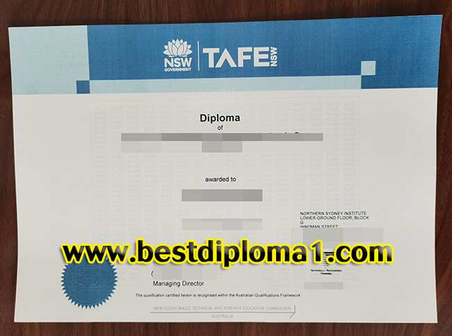 TAFE NSW diploma