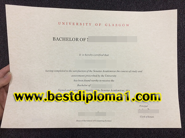  University of Glasgow diploma
