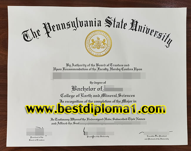 Buying duplicate degree from Pennsylvania State University