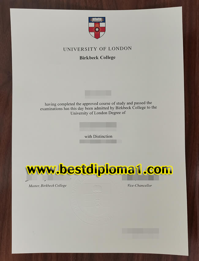 Birkbeck College diploma