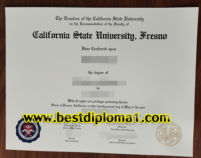 California State University, Fresno (Fresno State)  degree