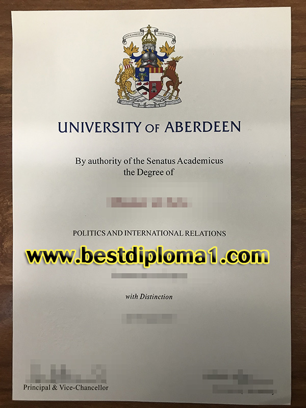   University of Aberdeen degree 