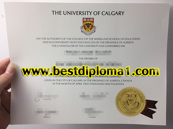  University of Calgary diploma