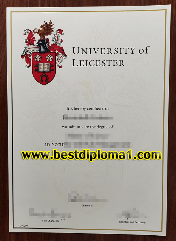 premium University of Leicester diploma 