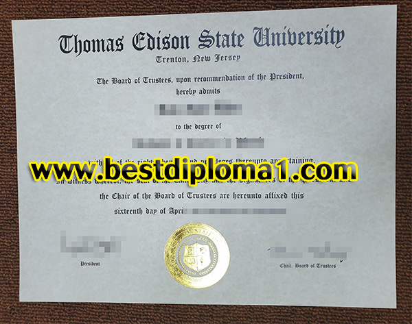 Thomas Edison State University degree 