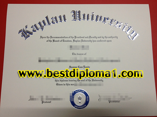 duplicate Kaplan University degree 