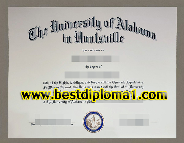 duplicate University of Alabama in Huntsville diploma