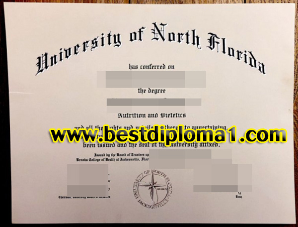 duplicate University of North Florida diploma 