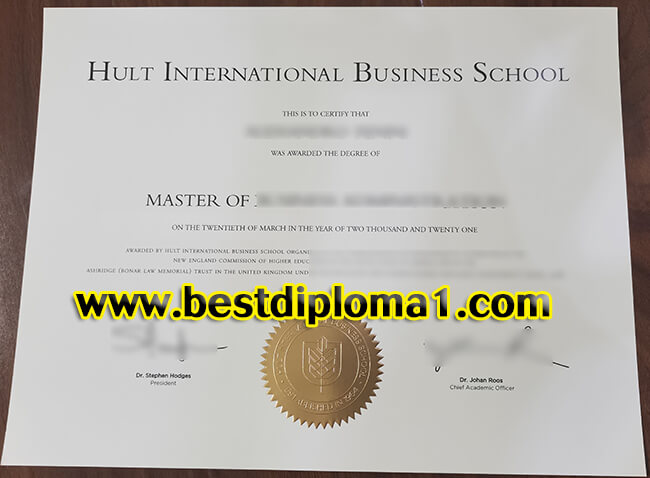 Hult Business School MBA diploma