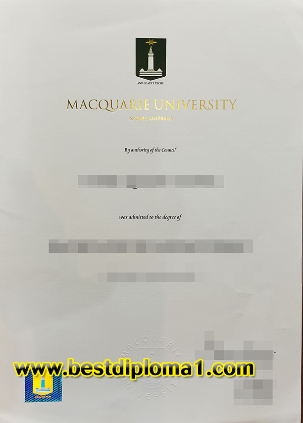 duplicate Macquarie University degree