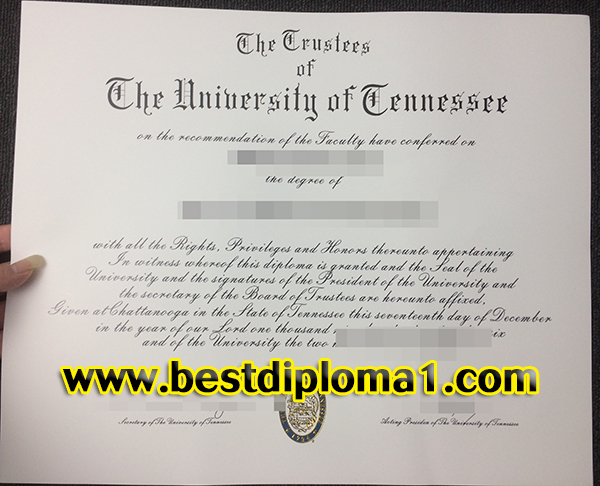  University of Tennessee diploma
