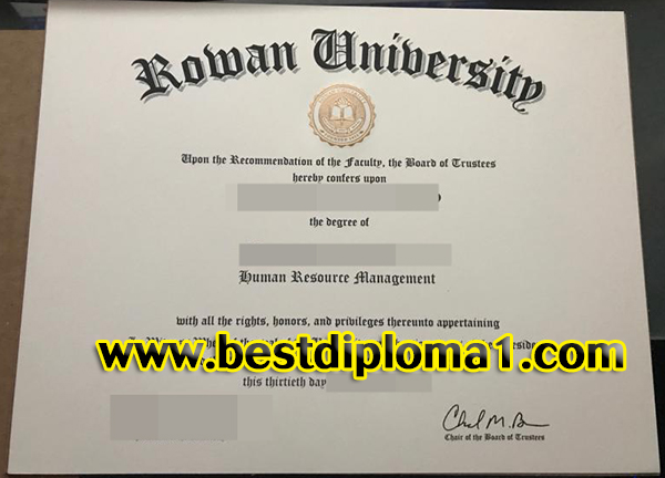  duplicate Rowan University diploma