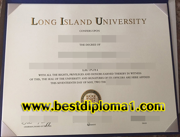Long Island University duplicate Diploma