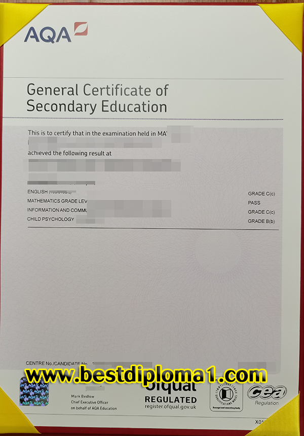  premium General Certificate of Secondary Education diploma