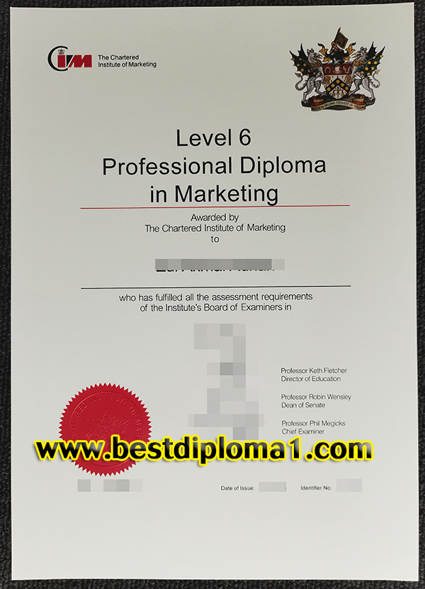  The Chartered Institute of Marketing  Diploma