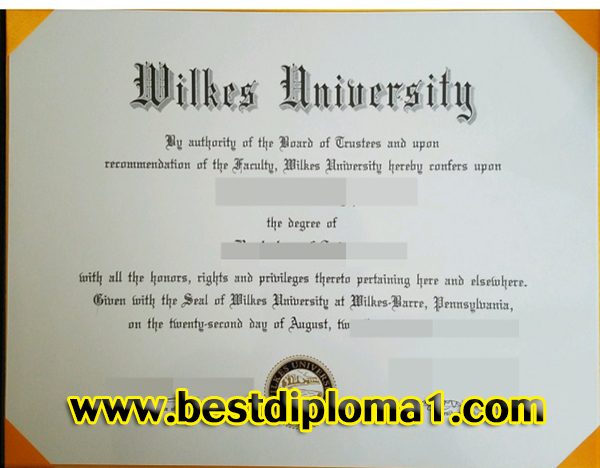 duplicate Wilkes University Diploma