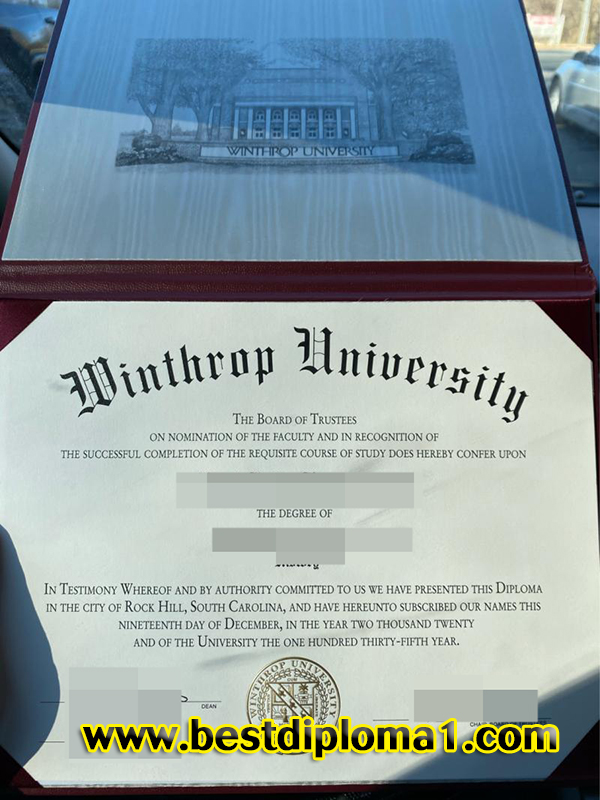  Winthrop University diploma