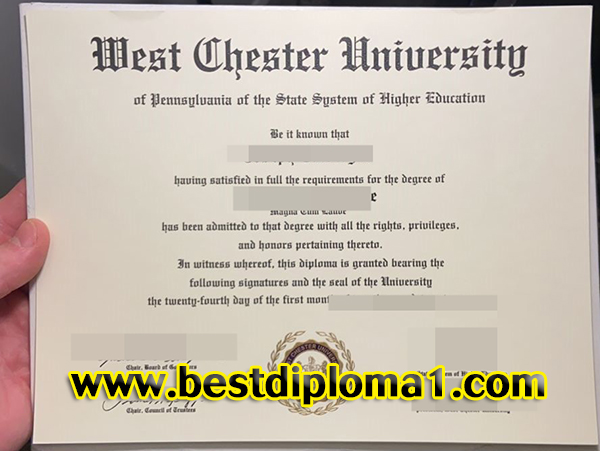  West Chester University certificate
