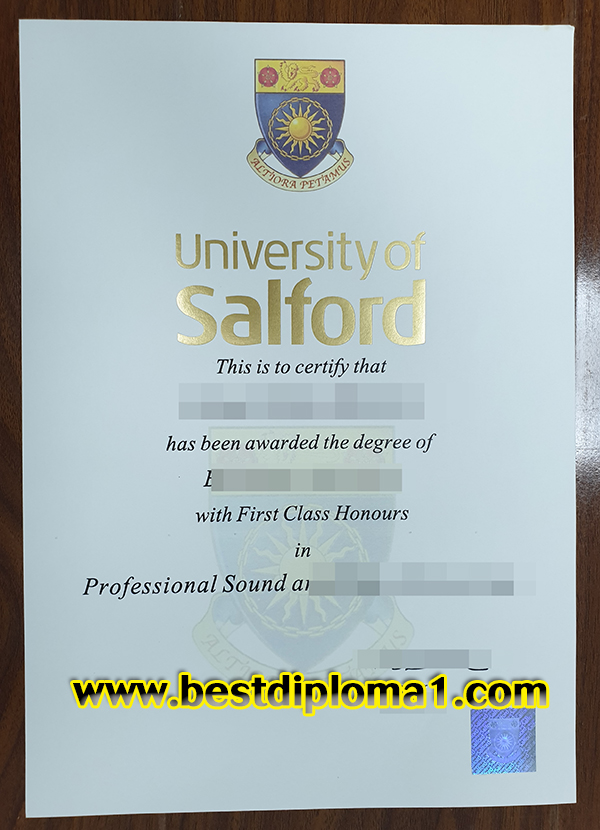  premium University of Salford diploma