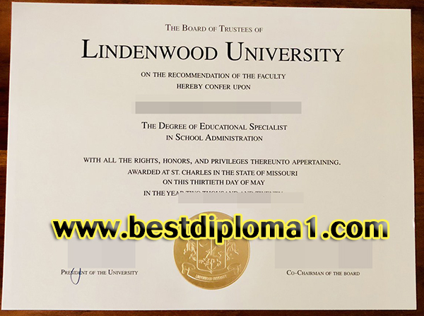  Lindenwood University diploma 