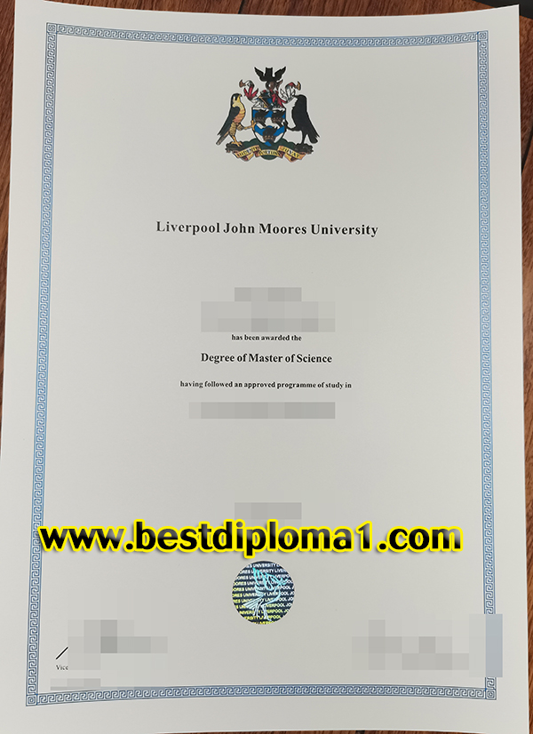 Liverpool John Moores University diploma 