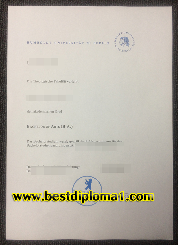 How to purchase a premium Humboldt-Universität zu Berlin degree, buy premium diploma online. premium uk degree certificate. The Humboldt University of Berlin (HU Berlin, 1828-1945: Friedrich Wilhelm University Zu Berlin) was founded by the King of Prussia in 1809 by Friedrich Wilhelm III. It was founded at the University of Berlin and started teaching in 1810. Since 1949, the largest and oldest university in Berlin has been named after the polymath William and Alexander von Humboldt. Its headquarters are located in the palace of Prince Heinrich in Unter den of Linden in the Mitte district of Berlin.  HU Berlin is one of the 20 largest universities in Germany and the most famous university in the world. In 2019, with part of the excellent strategy as an institution of the Berlin University Alliance (together with the Free University of Berlin, the Technical University of Berlin and Charité-Universitätsmedizin Berlin), it is the second funding line accepted by the federal and state governments in It has been appointed after being awarded the "Excellence University". By 2020, a total of 56 Nobel Prize winners will be associated with Humboldt University Berlin. These include alumni and graduates of the university, as well as long-term academic members of colleges or research organizations affiliated with the University of Berlin.