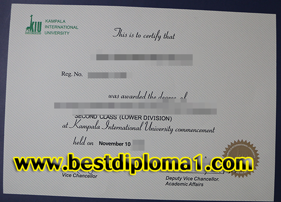 How about buy a Kampala International University certificate?