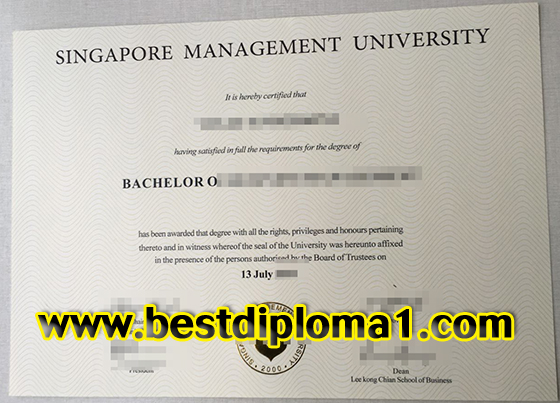 Singapore Management University duplicate diploma