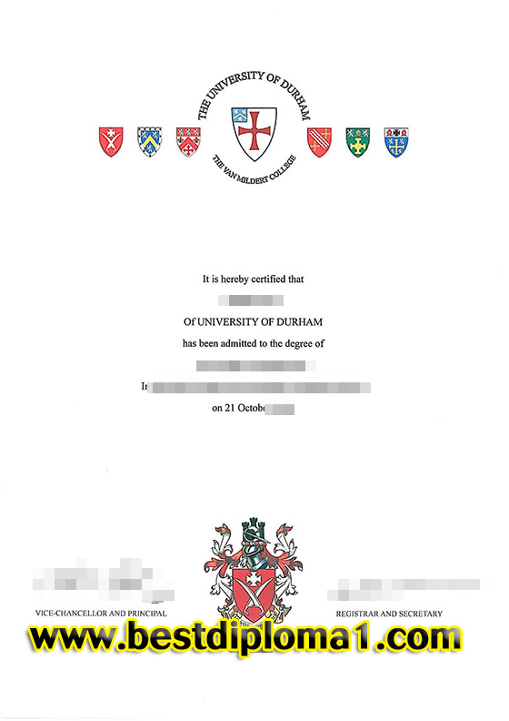 Durham University premium certificate