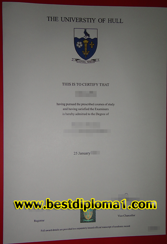 The University of Hull premium diploma