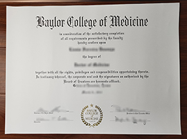 Read more about the article Baylor College of Medicine diploma free sample