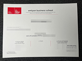 Emlyon Business School diploma